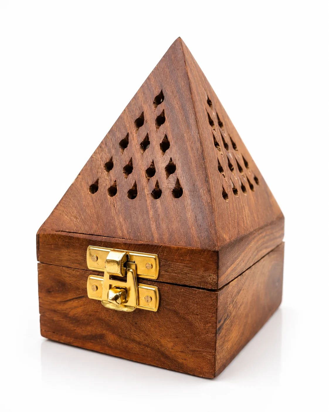Imported Pyramid Wooden Bakhoor & Loban Burner