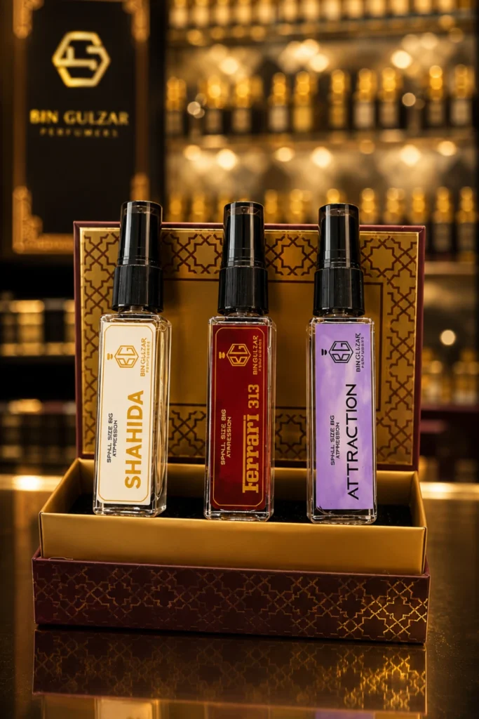 Luxurious perfume gift set
